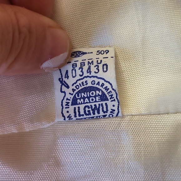 Dress l vintage l union model cream colour l Ladies l size 2 - Picture 5 of 8